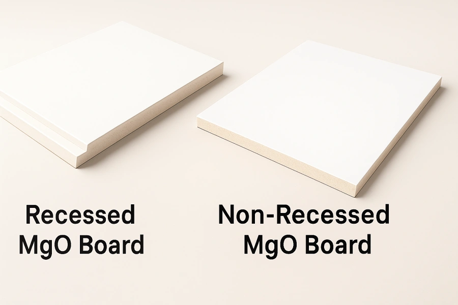 Recessed MgO Board vs Non-Recessed MgO Board