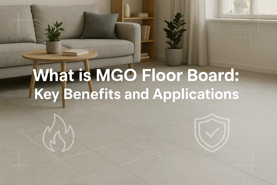 What is MGO Floor Board: Key Benefits and Applications, fire-resistant, moisture-proof, and durable flooring solution.