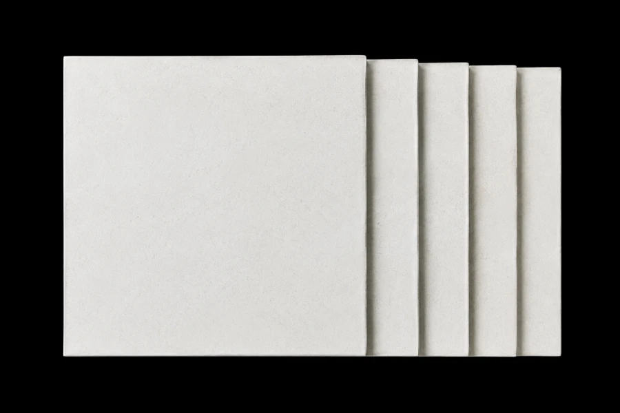 Calcium silicate board panels showing a heat resistant and non-combustible building material for walls, ceilings, and industrial applications