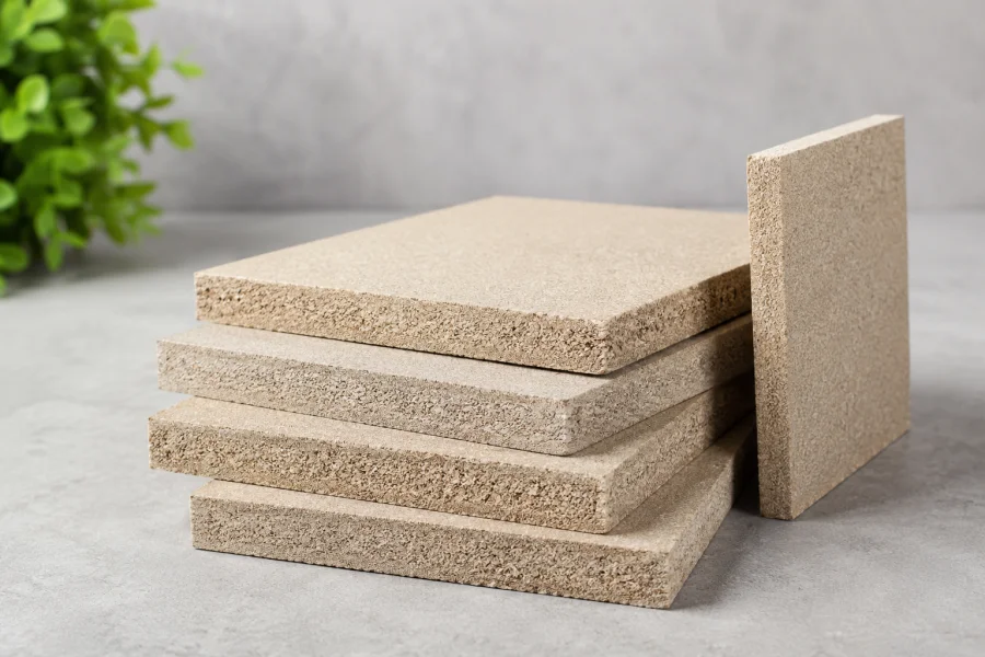 Vermiculite board panels used as a heat resistant and fireproof material for fireplaces, heat shields, boilers, and industrial insulation applications