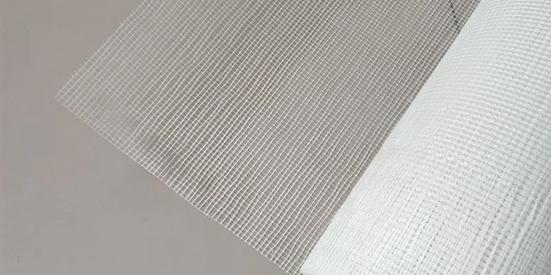 White fiberglass mesh for MgO board manufacturing